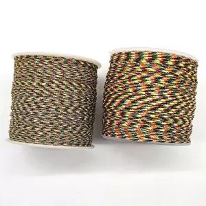 황금 매듭공예 매듭팔찌재료 매듭 꼬임실 오색실