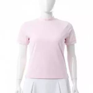 [지포어]GFORE FEATHER WEIGHT MOCK NECK G4LS23K867-BLUSH 여성 페더 웨이트 모크넥 티셔츠 828896