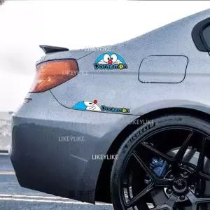  도라에몽 스티커 자동차 오토바이 흠집 스크래치 차단 커버 도어 유리 장식