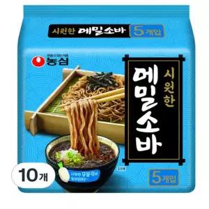 농심 메밀소바 127gx 10개