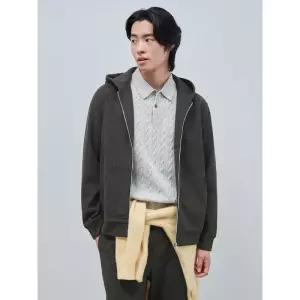 매장정품 빈폴 BEANPOLE MEN 컴포트 후디 집업 가디건 카디건 - 애쉬 204136