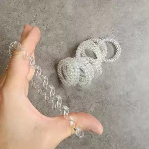 자국없는 투명 전화줄 머리끈 10개세트-WFISWDB