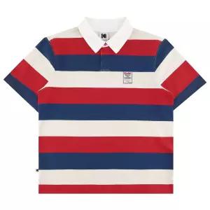 코닥 골드모먼트 스트라이프 럭비 카라 반팔 티셔츠 K6223LTS11RED