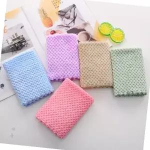 물방울 패턴 극세사 매직 행주 세트 주방 청소 타올 흡수력 위생 키친 크로스