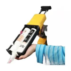 전동실리콘건 코킹건 타일 실리콘건 전동 접착제 21v 배터리 기계 무선 튜브 자동