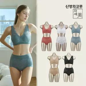 자세미 V35 브라팬티 패키지 5 SET)