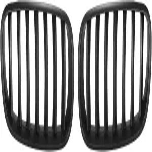 BMW X5 X6 X70 E71 2007-2013 4도어용 X 오토호 페어 카 프론트 그릴 매트 블랙 ABS 플라스틱 후드 신장