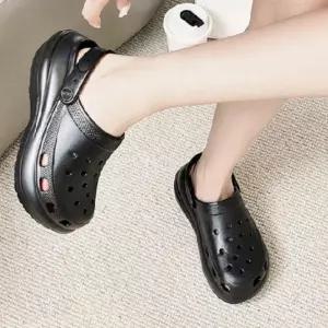 EVA 쿠션 샌들 5cm 키높이 통굽 여름 푹신한 슬리퍼