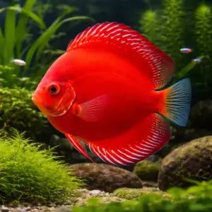 [에이투비]랜덤 / 레드계열 디스커스 / 4-5cm내외 / 1마리