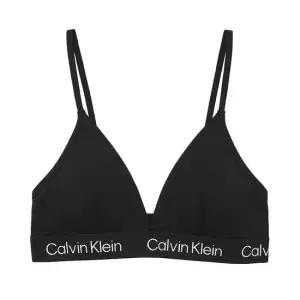 캘빈클라인 라이틀리 라인드로고 리컨시더드 코튼 트라이앵글 여자 언더웨어 브라 블랙 QP2957O-001
