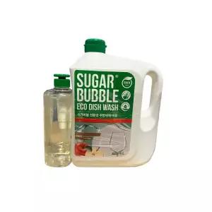 슈가버블 친환경 주방세제 애플 본품 940ml 1개 + 리필 4L 1개