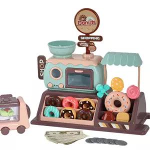 카페 바리스타 소꿉놀이 장난감 도너츠 커피머신 입학 선물 딸래미 졸업 손주 6세 7살