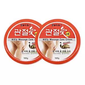 웰빙헬스 관절애 마사지크림 관절크림 통 100g x2개 2273084 J