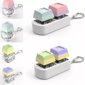 [보리심] 적용 투톤 게임기 키캡 키링 1구 2구 키보드 클리커 딸깍이 R1009