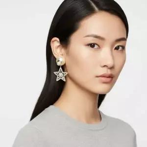 [DIOR]디올 트라이벌 크리스탈 진주 이어링 E4392WOMCY 03S 152588461