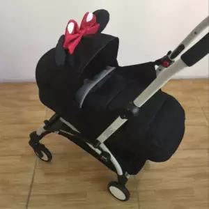 유모차 발판 풋레스트 발받침 연장 거치대 yoyo 호환2/3 바구니 및 수면 가방 세트납작하게 눕힐 수 액세서