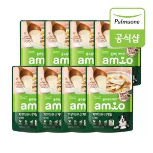 [풀무원아미오] 강아지 자연담은 삼계탕(80g) x 8개