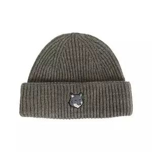 [메종키츠네] 폭스헤드 라지 울 비니 로렐그린 149325433