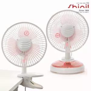 신일 20CM 집게형 탁상용 겸용 스탠드 미니 선풍기 2단풍속 3엽날개 소형선풍기 사무실 책상 아이들 공부방