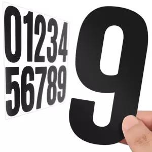 숫자 스티커 0-9 블랙 높이 10cm 번호 넘버링 라벨