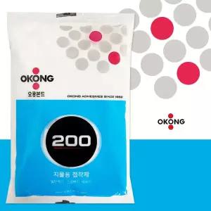 오공 지물용 접착제200 도배용 벽지 방습지 지물본드