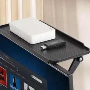 모니터위선반 모니터거치대 대 셋탑박스 무타공사운드바 공유기선반 셋탑박스켓