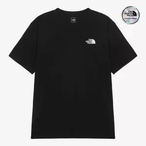 [노스페이스] [노스페이스 공식] NT7UR77A 남성 코튼 베이직 반팔 티셔츠 BLACK