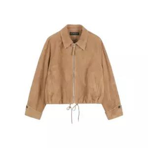 [롯데백화점]시슬리 고트 스웨이드 블루종 점퍼 SALE02541