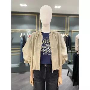 [롯데백화점]시슬리 크롭 스트링 블루종 점퍼 SAJP80631