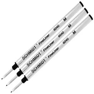 슈미트 Schmidt 파인라이너 6040 1.0mm 파이버 리필 심 블랙 미세 스프링 장착