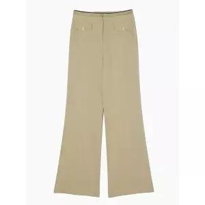 [하프클럽/에고이스트]니트테잎 배색 슬림부츠컷 팬츠 베이지 EP2WP360