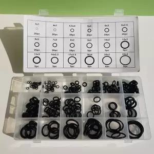 오링 고무링 225PCS 세트 수리키트 플러 박링 규격 오일씰 스페이서 방수