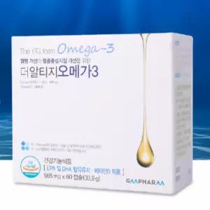 지엠팜 청소년 성인 눈 오메가3 비타민D 건강 60캡슐