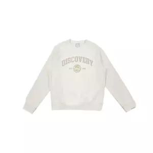 디스커버리 공용 바시티 그래픽 맨투맨 티셔츠 DXMT11041-IVS