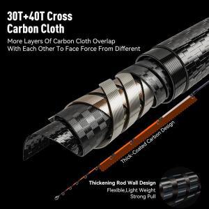 유피쉬 조로1.45m 1.75m 경량 카본 낚싯대 145M/H 65g/63g 175H 72g 티타늄 팁 오징어 캐스팅 보트 낚시
