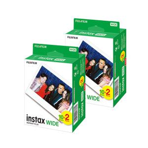 인스탁스 와이드필름 4팩(40장)와이드200/와이드300/즉석카메라400