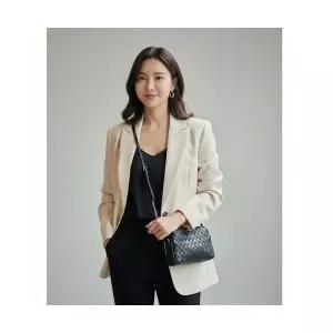 사만사타바사크로스백 직로렌 양가죽 인트레치아토 크로스바디백