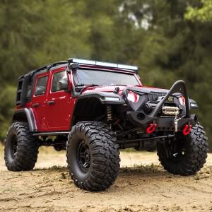 황보 R1001 1/10 스케일 RC카 풀 시뮬레이션 등반 오프로드 차량 2.4G 리모컨 장난감 성인 소년용