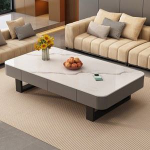 포세린 거실 세라믹소파테이블 서랍 원형 테이블 대리석 인테리어 럭셔리 골드 900