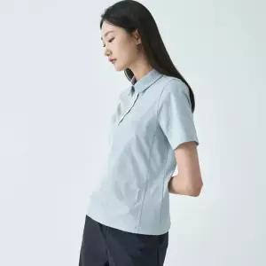 [지센] 여성 소로나 카라 반팔 티셔츠 LSTSO451_SB