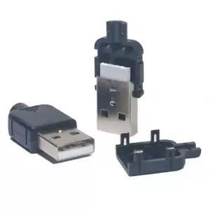 4핀 usb 커넥터 데이터 젠더 케이블 4핀 usb 잭 충전 수리용 충전잭 라인 교체 단자 연장 수리 전원