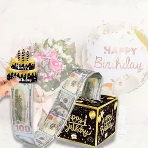 생일 용돈 상자 서프라이즈 이벤트 뽑는 생일 돈 상자 선물 특별한선물 재미 있는 소품 파티
