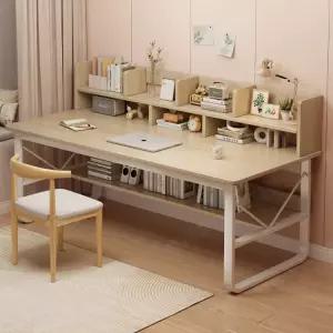 컴퓨터 전면책상 책장 책상 공부 중고등학생 테이블 데스크