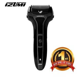 이즈미 전기면도기 IKS-2200 3중 커팅날 방수 충전식 Drive 2000 라이트 쉐이버 면도기 