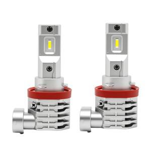 벤츠 W221 R230 W204 W164 W245용 호환 2피스 자동차 차량용 호환 LED 헤드라이트 CSP 1860 M4 안개등 전구