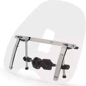 유니버설 18인치 x 16인치 모터사이클 윈드실드 윈드스크린 할리 데이비슨 스포츠스터 다이나 글라이드