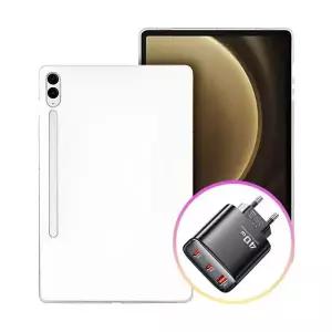 갤럭시탭A7 939XPL24 10.4 투명 젤리 케이스+Toocki 40W 고속충전기