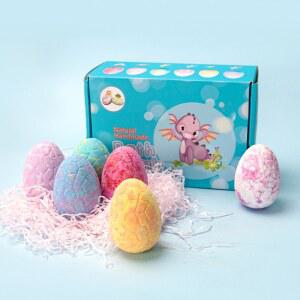 공룡알 모험 배쓰밤 위한 공룡 즐거운 향기 목욕을 미네랄 알록달록한 클렌징 부스트 보습 랜덤 들의