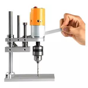 소형 미니 드릴링머신 보루방 목재 정방향 탁상드릴