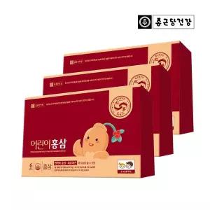 종근당건강 6년근 어린이 홍삼 3세트 (90포) 538864